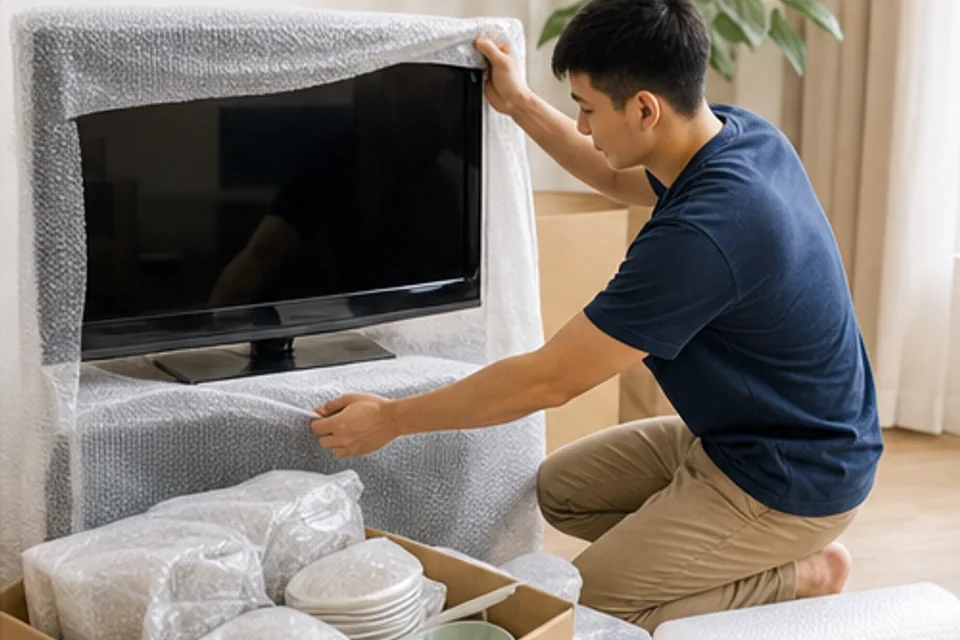 How to pack household belongings safely
