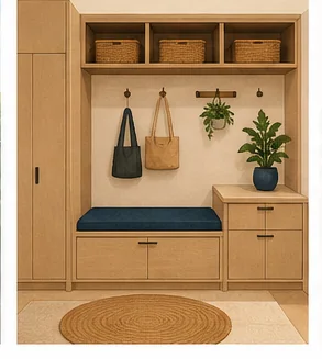 Illustrated checklist for Balanced feng shui for a modern office