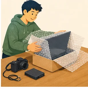 Minh họa 2D chuyển nhà trong ngõ nhỏ: chọn xe và trung chuyển