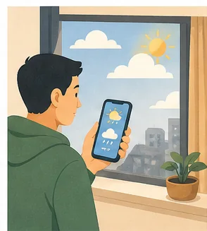Minh họa 2D kinh nghiệm chọn ngày chuyển nhà cuối năm