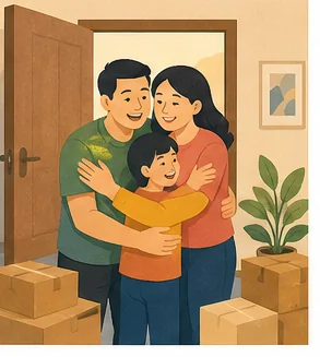Minh họa 2D xem ngày chuyển nhà theo tuổi: nên hiểu và áp dụng thế nào?