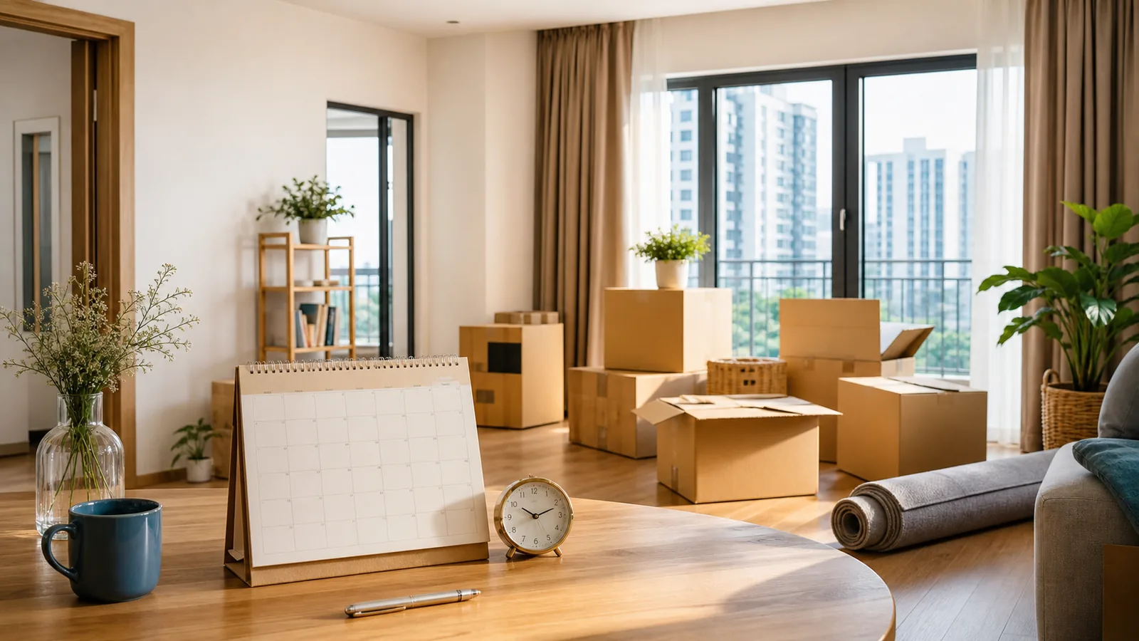 Moving dates and housewarming