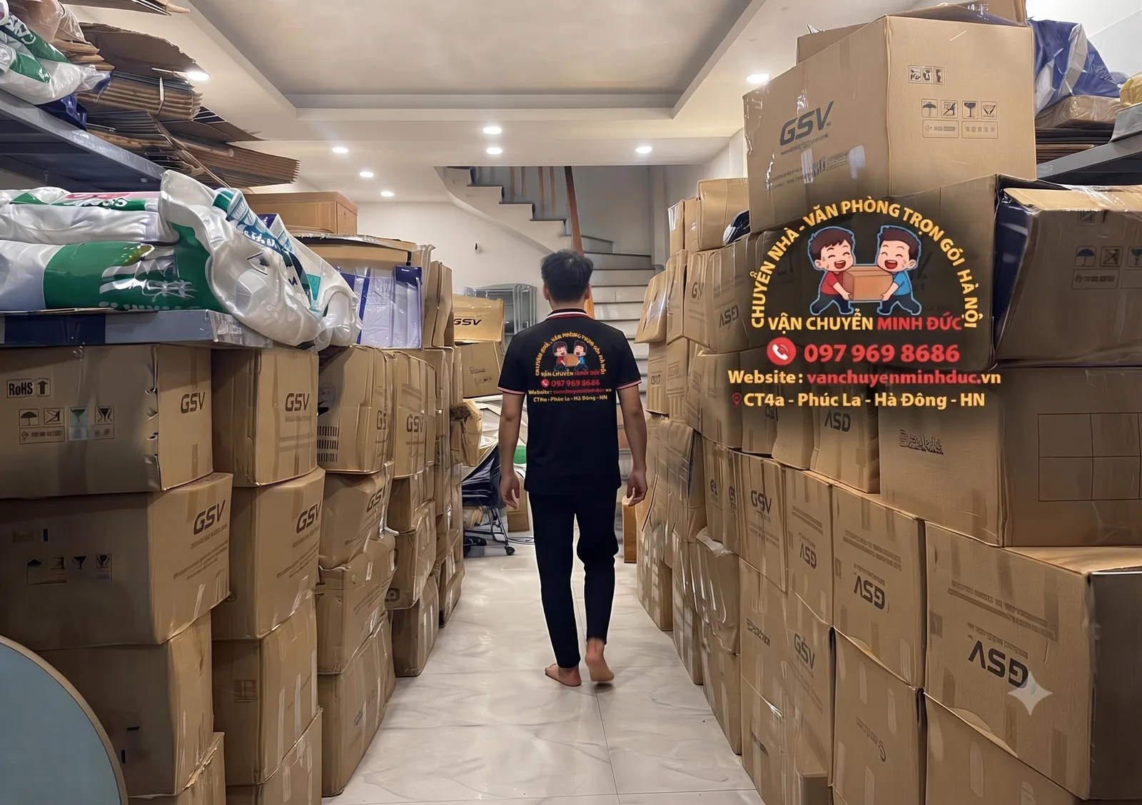 Warehouse and freight moving in Hanoi